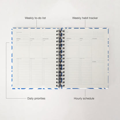 Weekly Planner - Blue Flow